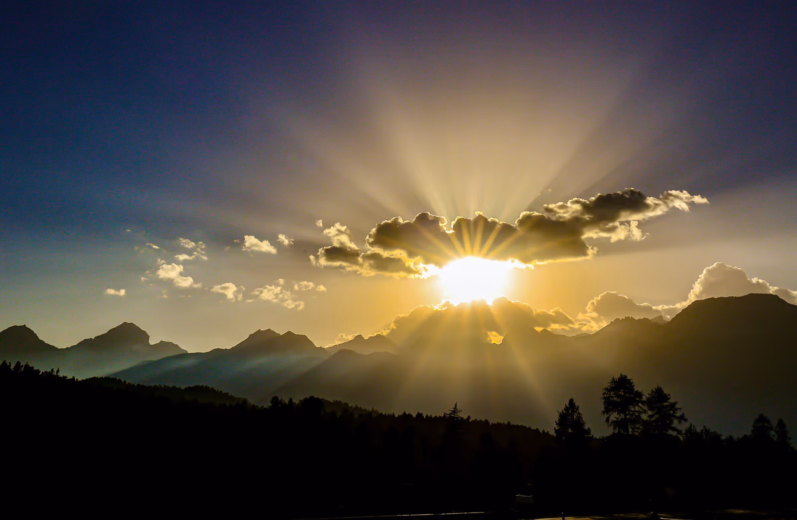 Engadin Morgenlicht