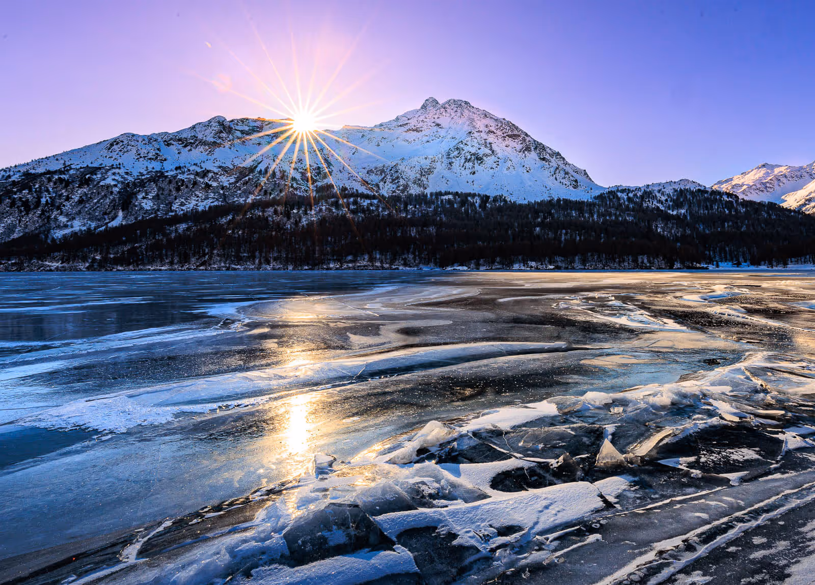 Silsersee Eis
