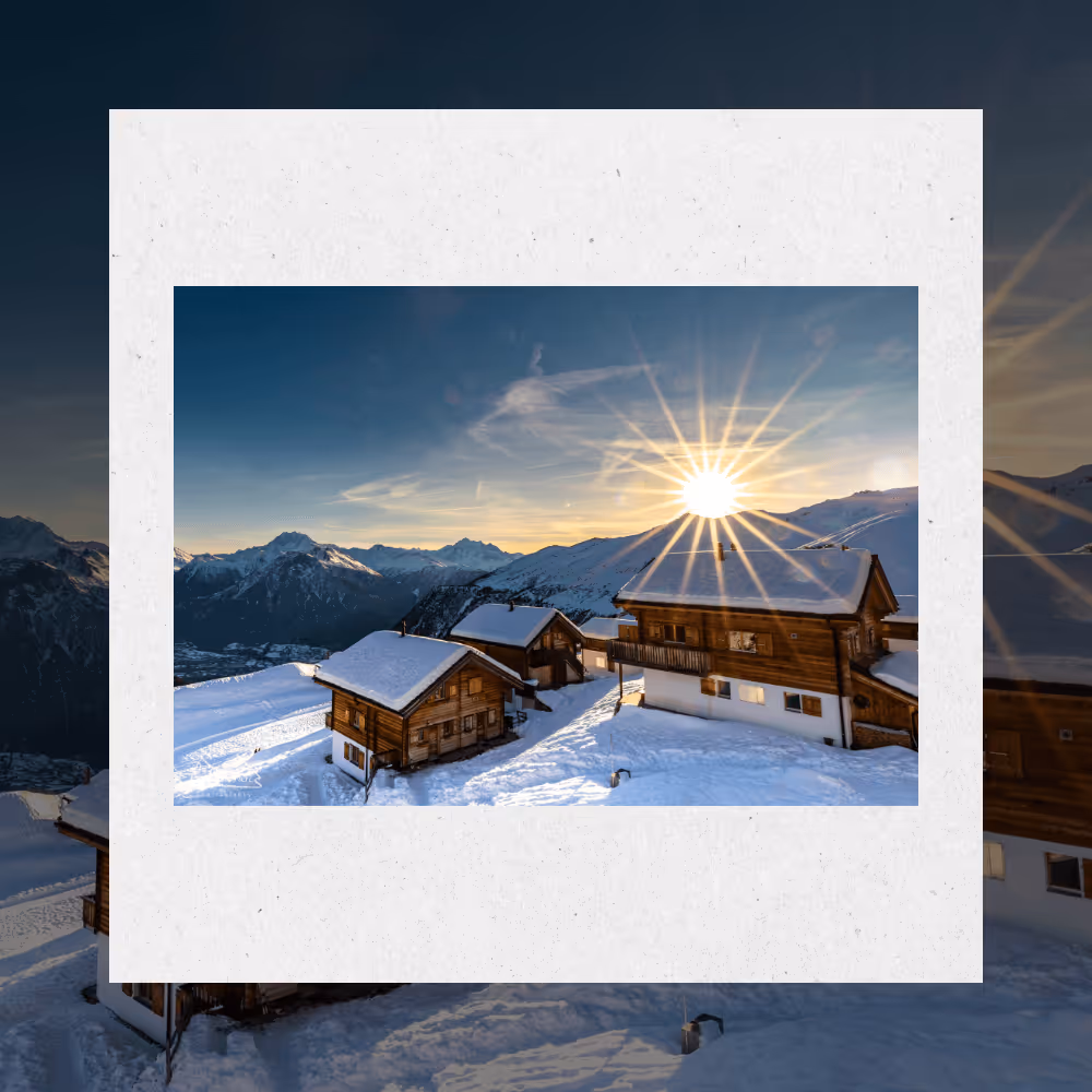 Karten „Belalp im Winter“